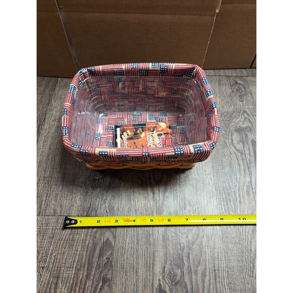 Longaberger 1996 Father's Day Address Basket Liner Plastic Protector 18546 USA - Picture 8 of 8